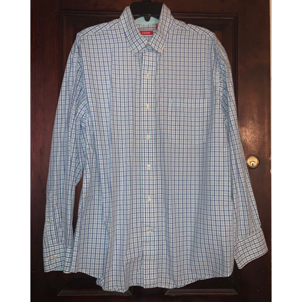 NWOT IZOD Men’s Plaid Shirt